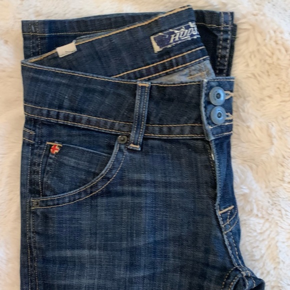 HUDSON dark wash boot cut denim jeans size 25 - Picture 5 of 12